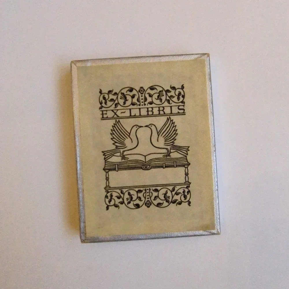 Vintage Antioch Bookplate Company Gum‎ Nameplates Birds Historial Medical Doctor